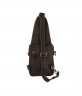 Кожаная сумка на грудь DBJ-01 коричневая