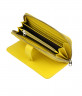 Большой женский кошелек из кожи наппа Bufalo WLJ-31 жёлтый