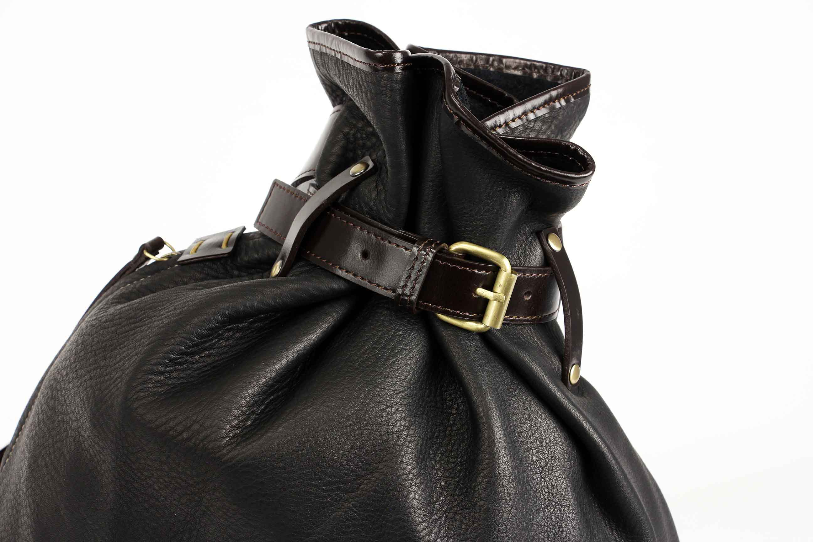 черный мужской рюкзак-мешок
