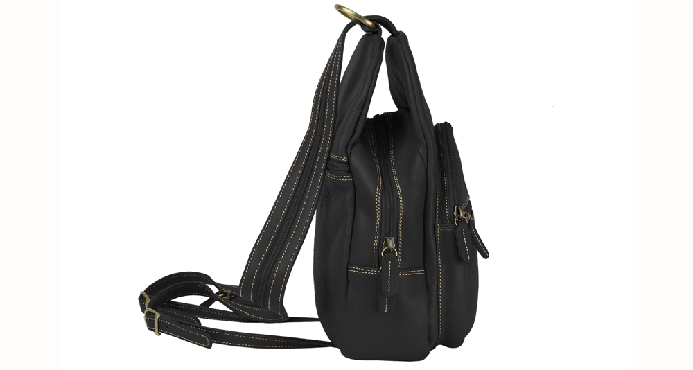 модный женский рюкзак черного цвета