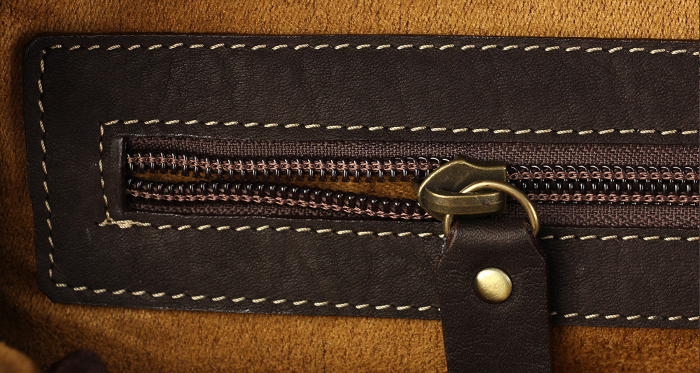 кожаная коричневая мужская сумка для документов