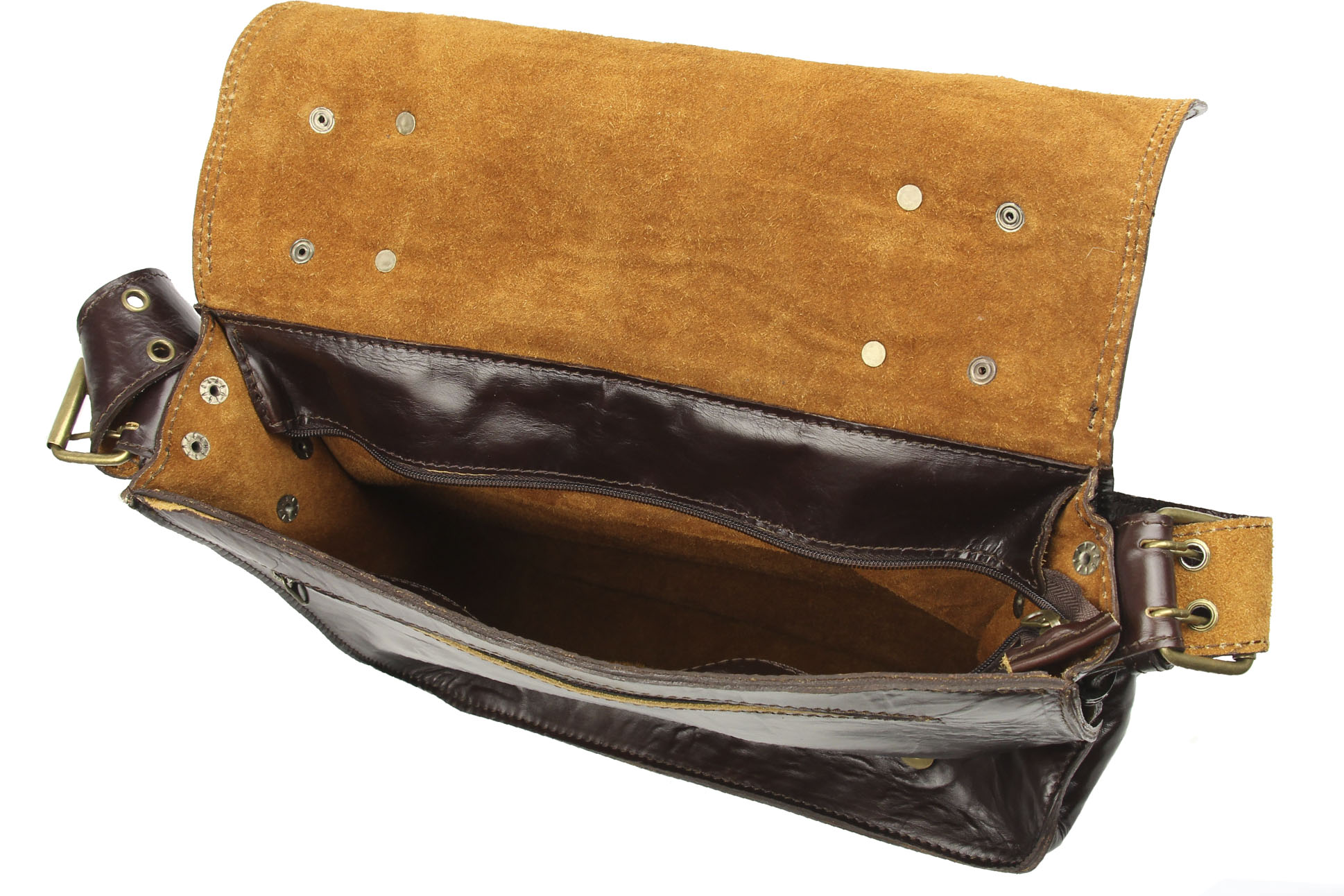 портфель в винтажном стиле ручной работы из коровьей кожи