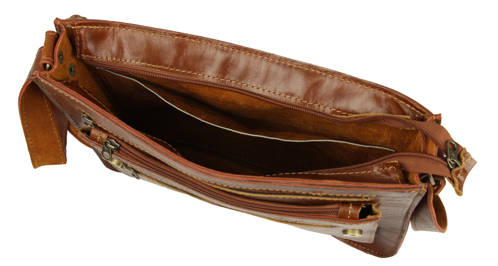 винтажный мужской портфель из натуральной кожи кирпичного цвета