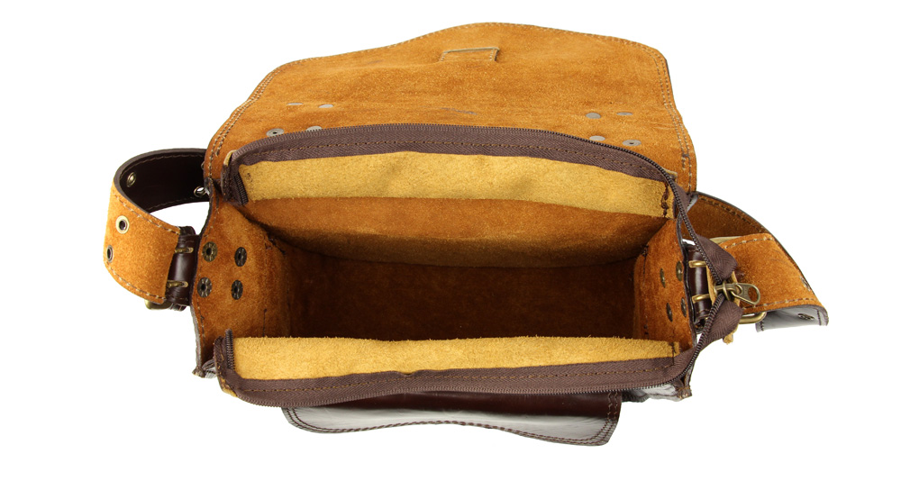 коричневая мужская сумка