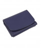 Компактный женский кошелек из мягкой кожи Bufalo WLJ-42 синего цвета