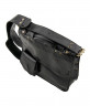 Деловой портфель Bufalo LB-04 черный с наплечным ремнем