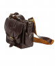 Крутая коричневая сумка c карманами Bufalo U-02