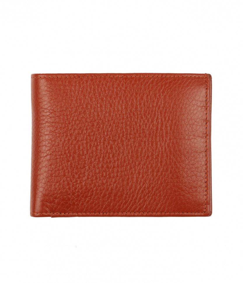 Кожаный рыжий кошелек Bufalo WLJ-05