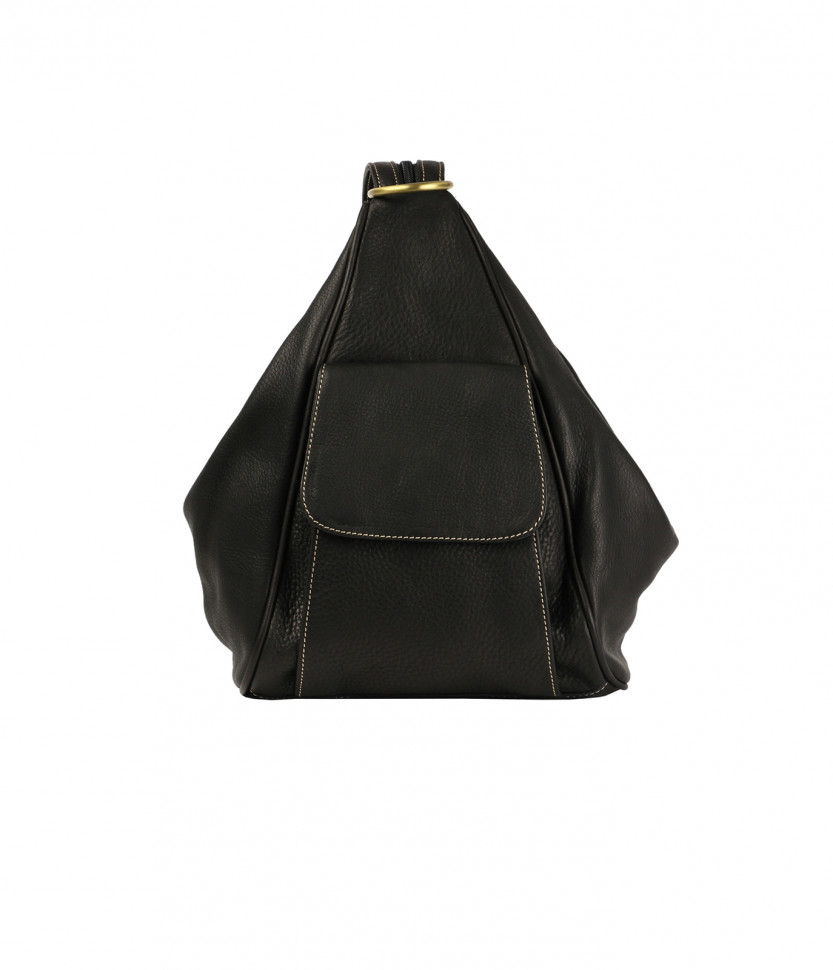 Городской кожаный рюкзак Bufalo BPJ-14 черный
