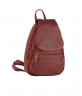 Рюкзак для студентов Bufalo BPJ-13 из кожи вишневого цвета