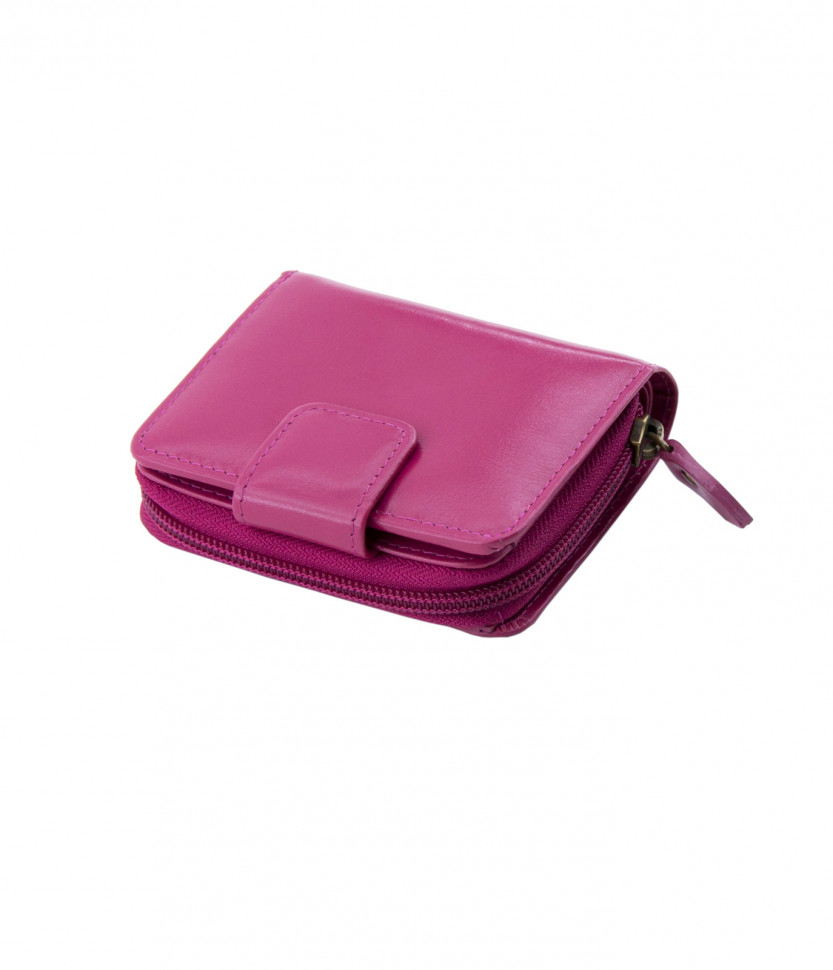 Яркий компактный женский кошелек цвета фукси Bufalo WLJ-23