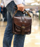 Винтажная коричневая сумка из телячьей кожи Bufalo U-05