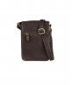 Маленькая сумочка для документов коричневая Bufalo SMJ-03