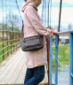 Женская кросс-боди сумка из мягкой кожи Bufalo SJ-15L коричневого цвета
