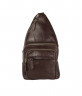 Диагональная коричневая сумка на грудь DBJ-03