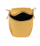 Мини-сумка с плечевым ремнем из кожи жёлтого цвета Bufalo SMJ-08