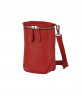 Мини-сумка с плечевым ремнем из кожи красного цвета Bufalo SMJ-08