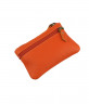 Мини-кошелёк на молнии из кожи оранжевого цвета Bufalo WLJ-35
