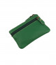 Мини-кошелёк на молнии из кожи зелёного цвета Bufalo WLJ-35
