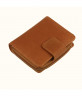 Компактный женский кошелек из кожи кирпичного цвета Bufalo WLJ-23