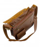 Терракотовый портфель с наплечным ремнем Bufalo LB-04