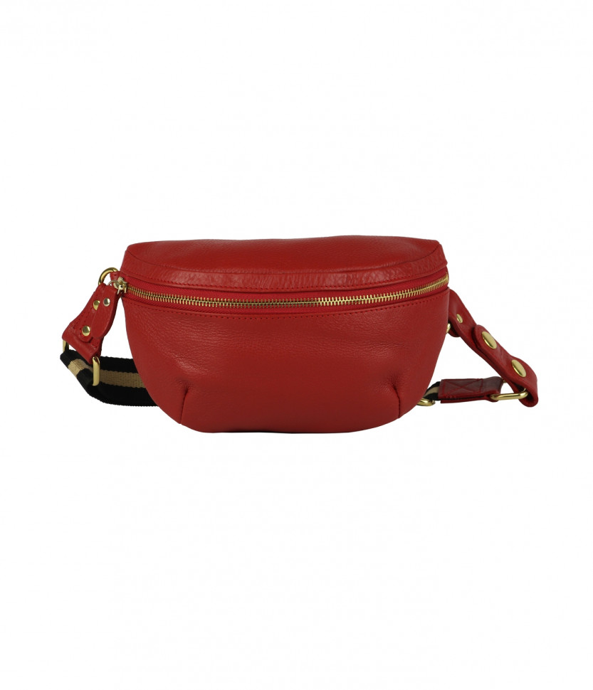 Красная женская поясная сумка Bufalo BTJ-10