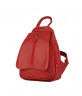 Стильный красный кожаный рюкзак Bufalo BPJ-02b