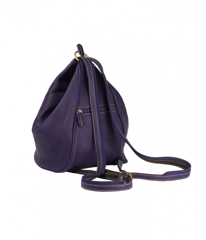 Городской кожаный рюкзак Bufalo BPJ-14 фиолетового цвета
