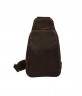 Удобная коричневая сумка на грудь Bufalo DBJ-05