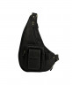 Диагональная черная сумка на грудь DBJ-04