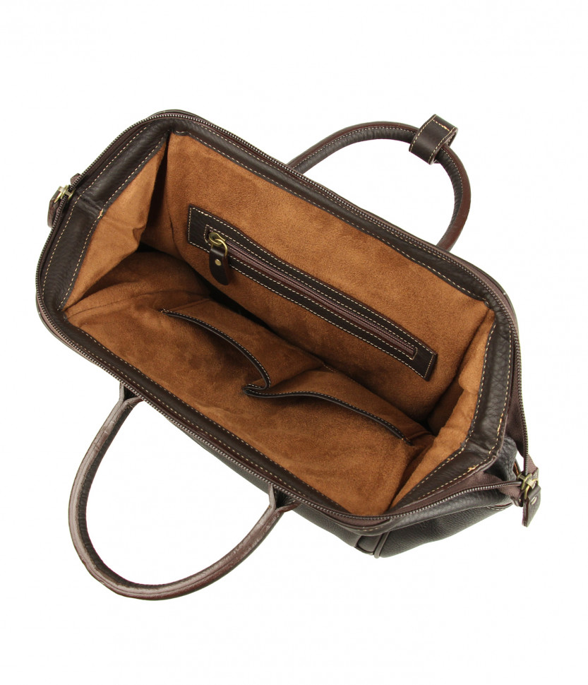 Городской рюкзак из мягкой кожи Bufalo BPJ-21 коричневый