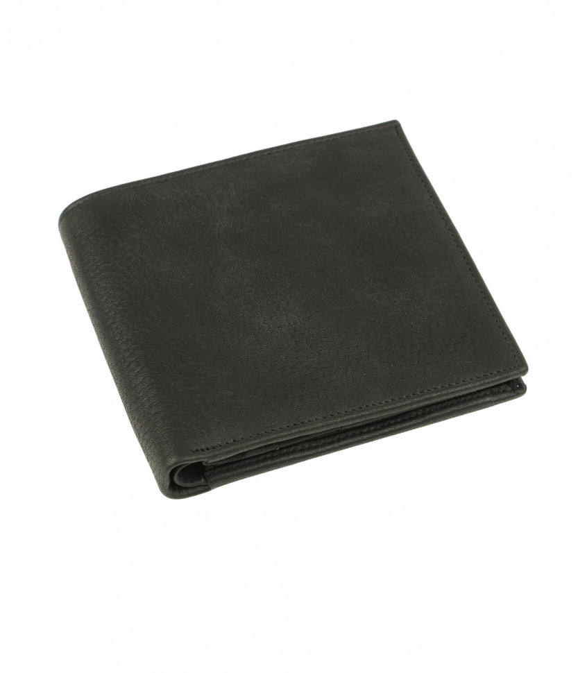 Мужское портмоне из мягкой кожи Bufalo WLJ-40 черного цвета
