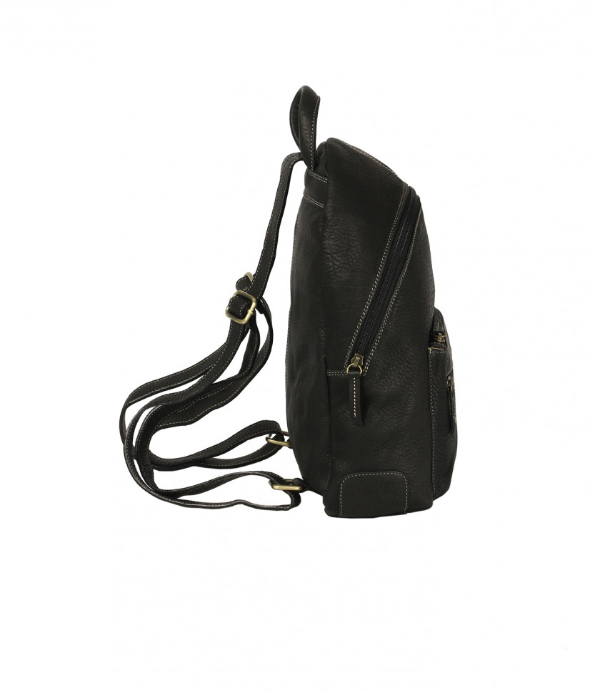 Кожаный рюкзак Bufalo черный BPJ-17