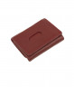 Компактный женский кошелек из мягкой кожи Bufalo WLJ-42 вишневого цвета
