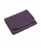 Компактный женский кошелек из мягкой кожи Bufalo WLJ-42 фиолетового цвета