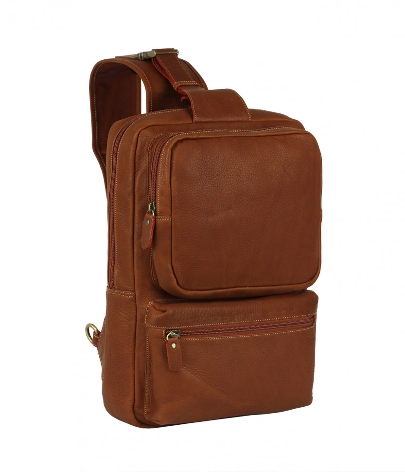 Рюкзак с одним плечевым ремнем Bufalo BPJ-06 терракотового цвета